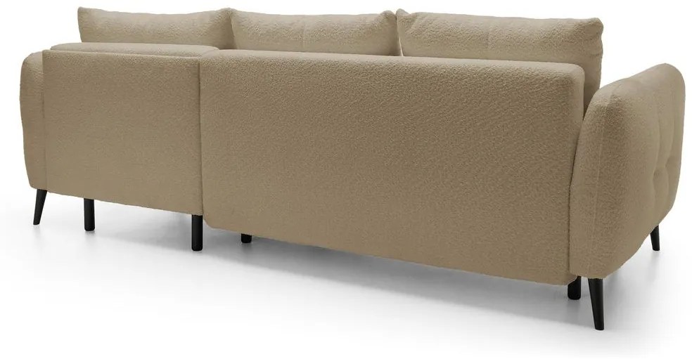 Sarokkanapé Odysea (J) (világos bézs + fekete). 1100435
