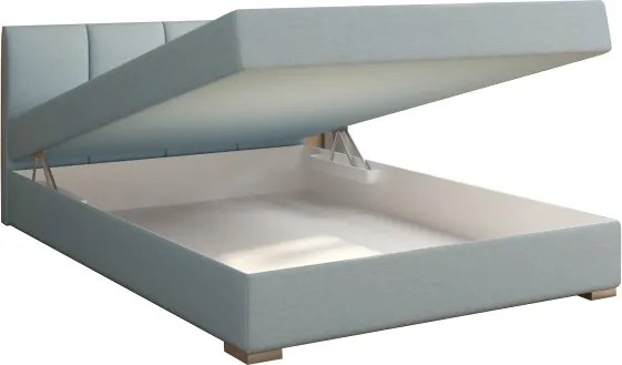 Boxpring ágy 120x200, mentol, RIANA KOMFORT