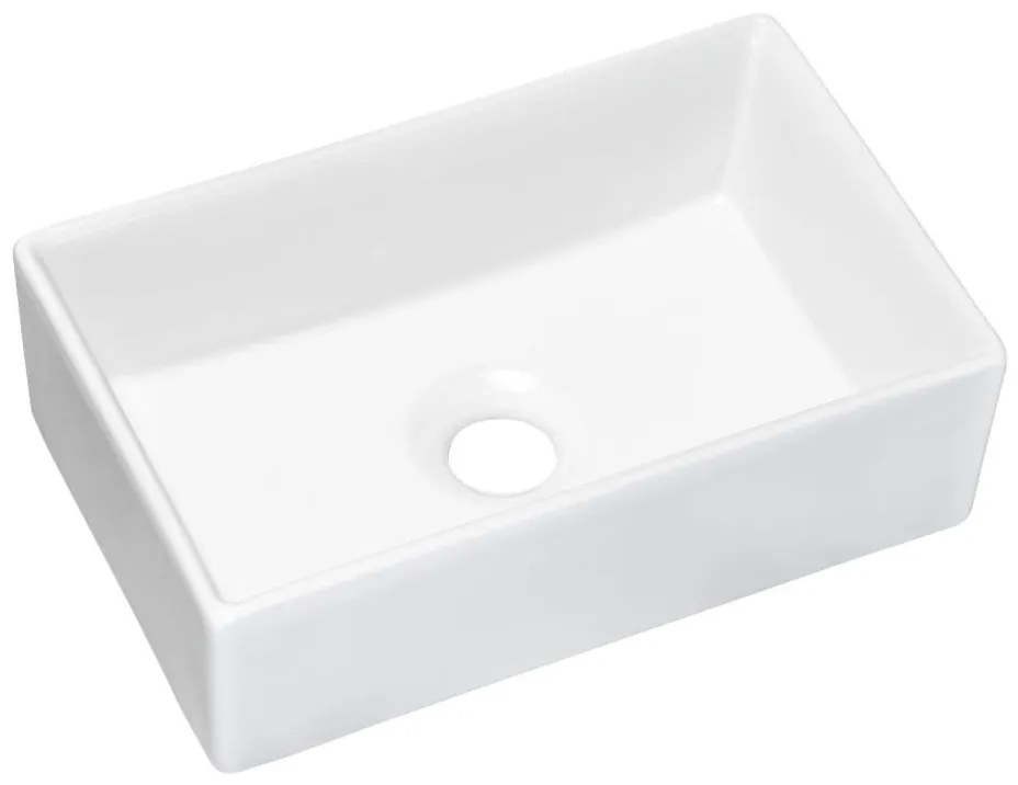 COMAD COMAD UN-GAJA35-SW 78570A(35) - Pultos mosdókagyló GAJA 35x22 cm fényes fehér CM0001