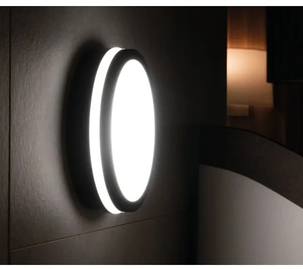 Kanlux 38789 - LED Kültéri lámpa BENO LED/12/18W/230V 3000/3500/4000K IP65 antracit