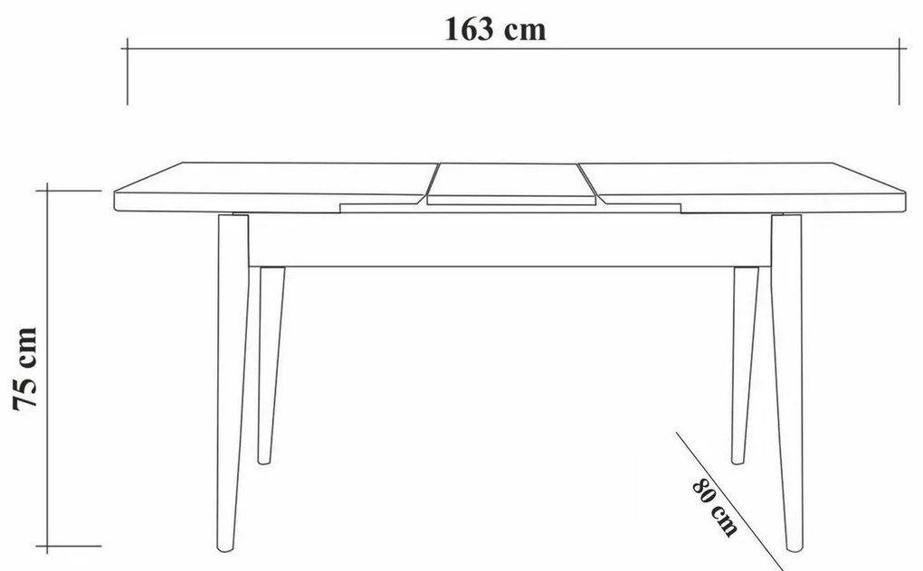 Vina Atlantic Pine and Green I étkészlet, 5 db
