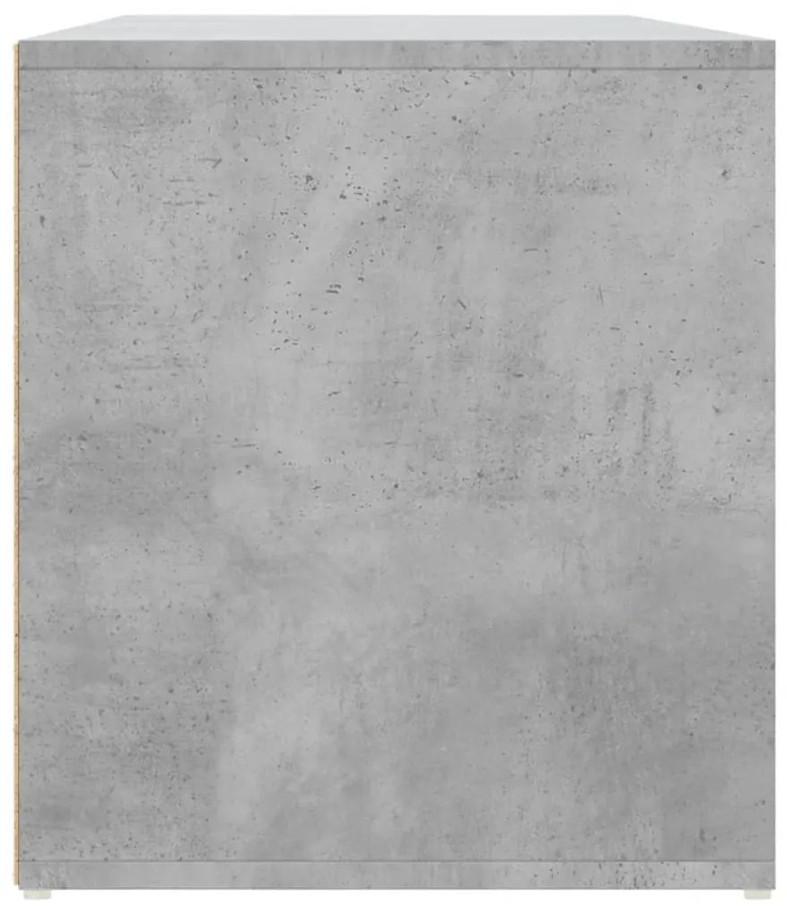 betonszürke szerelt fa sarokszekrény 200 x 40 x 45 cm