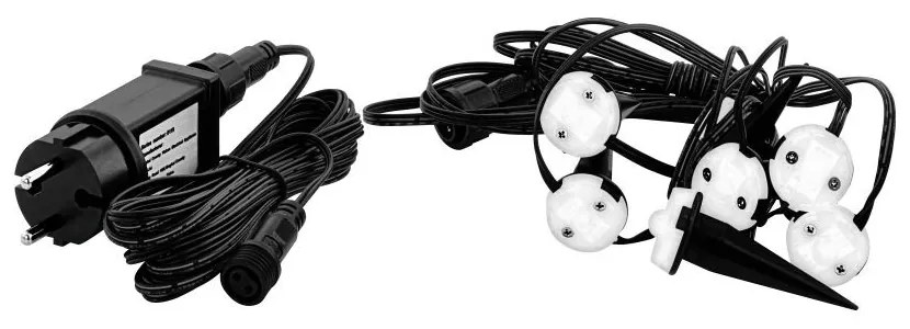 Eglo Spinetoli 2 900117 kültéri, földbe szúrható lámpa, 6x0,4W LED, 3000K, 162 lm, IP65
