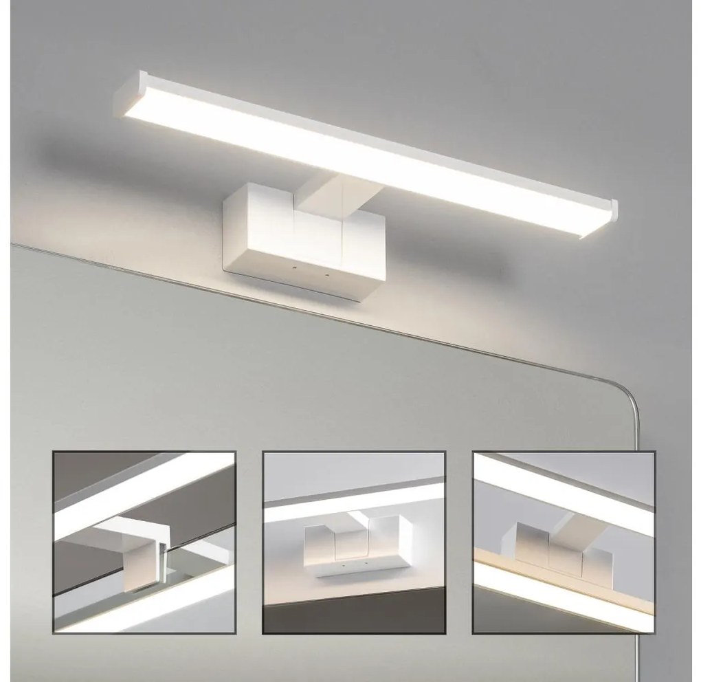 Brilagi - LED-es fürdőszobai tükörvilágítás VESTRA LED/8W/230V 40 cm IP44 fehér FG-M1-C02-400-WHT