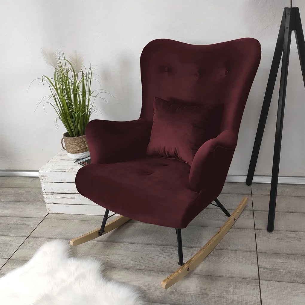Skandináv stílusú hintaszék Aria (Magic Velvet 2202). 1059402
