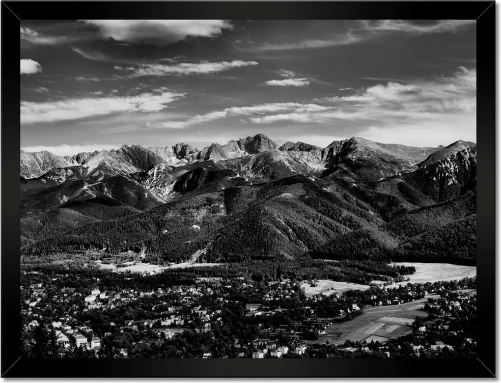 Poszterek keretben 40x30 Tátra Lengyel hegyek Kilátás