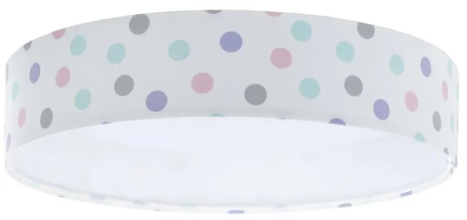 LED mennyezeti lámpa GALAXY KIDS LED/24W/230V színes pöttyökkel