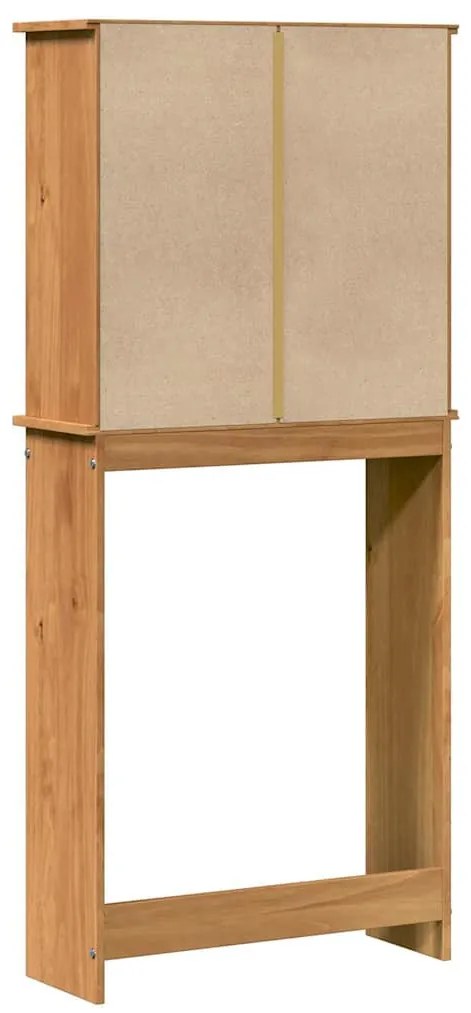 Mosógép Szekrény VIGO mézbarna 72.5 x 27 x 161 cm Tömör fenyőfa