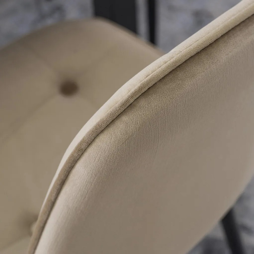 Bézs Bársony Étkezőszék ARIS