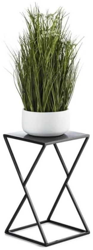 LOFT virágtartó állvány 40x23,5 cm fekete