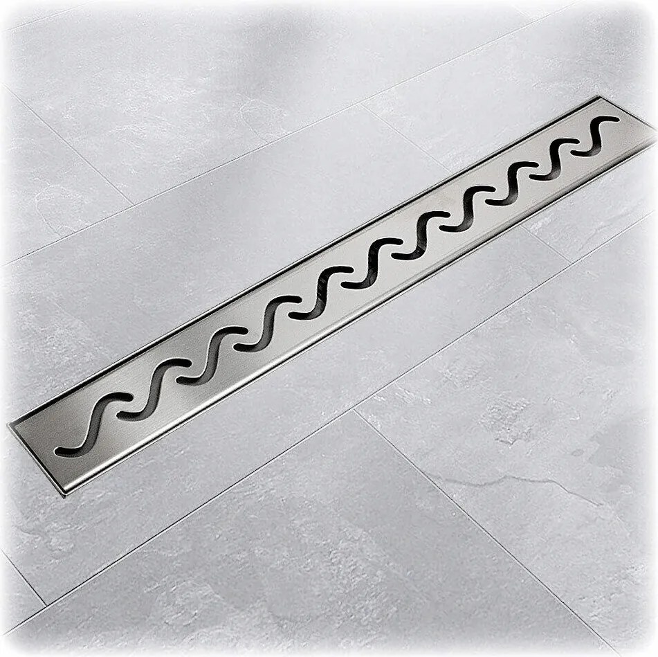 Welle zuhanyfolyóka szifonnal 70cm inox rozsdamentes acél