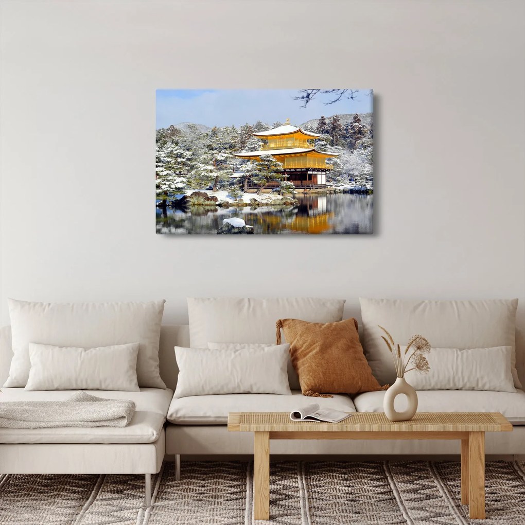 Kép - Kinkakuji, Japán (90x60 cm)