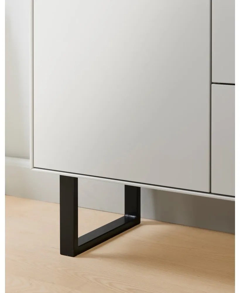 Világosszürke magas komód 91x111 cm Edge by Hammel – Hammel Furniture