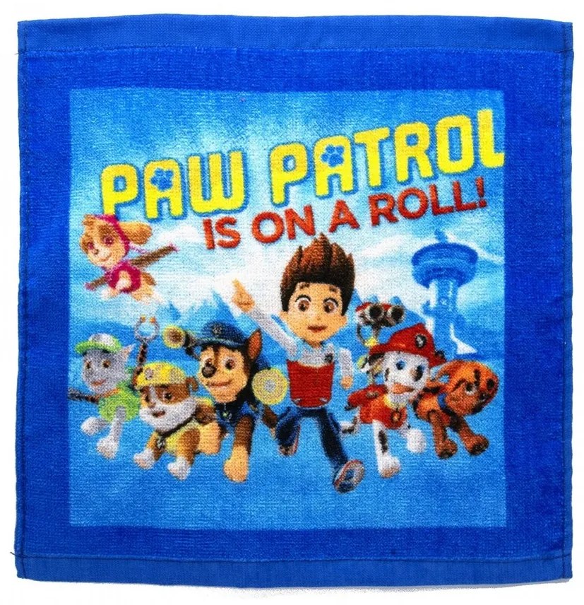 Mancs Őrjárat On a Roll Blue mágikus kéztörlő arctörlő, törölköző 30x30cm