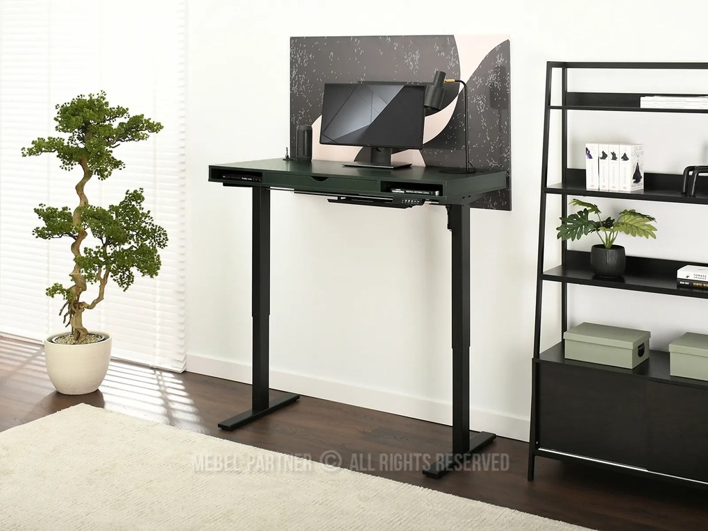 PC asztal Osto 120 (zöld + fekete). 1109833