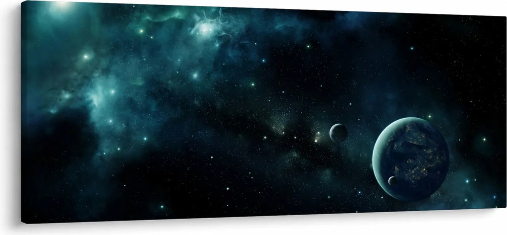 Kép - Élet az űrben (120x50 cm)