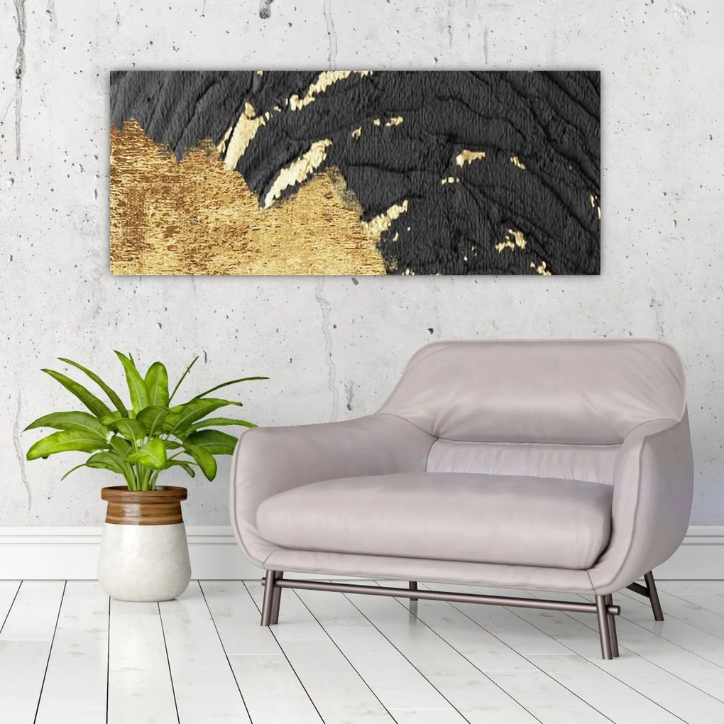 Kép - Arany szerkezet N⁰1 (120x50 cm)