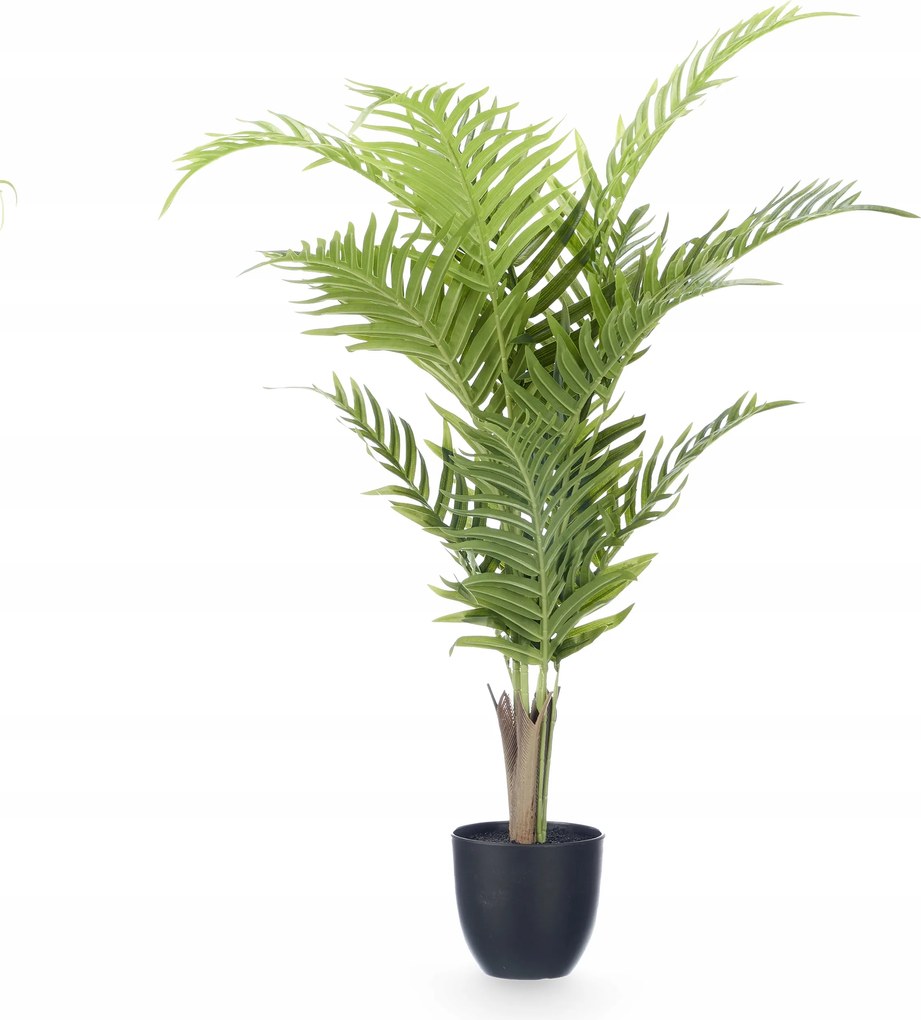 Műpálma Zöld Cserépben 90 CM Realisztikus Műanyag
