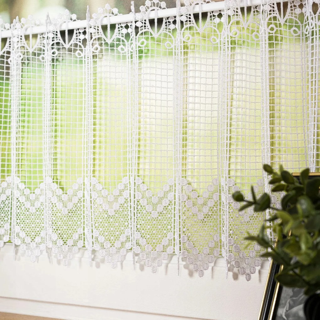 Irigy Hónaljmirigy függöny gipiura oszlop 0,5m csipke elegáns áttört 50cm