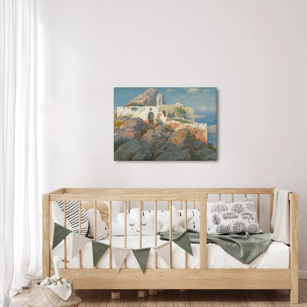Kép - William Stanley Haseltine, Santa Maria a Cetrella, Anacapri, reprodukciók (70x50 cm)