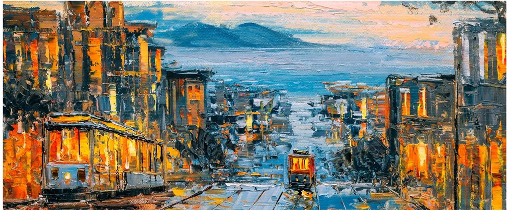 Kép - Cable Car, San Francisco (120x50 cm)