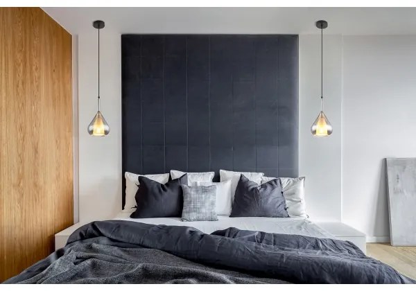 Globo 15542 - Csillár zsinóron GEEKY 1xE27/60W/230V átm. 20 cm fekete