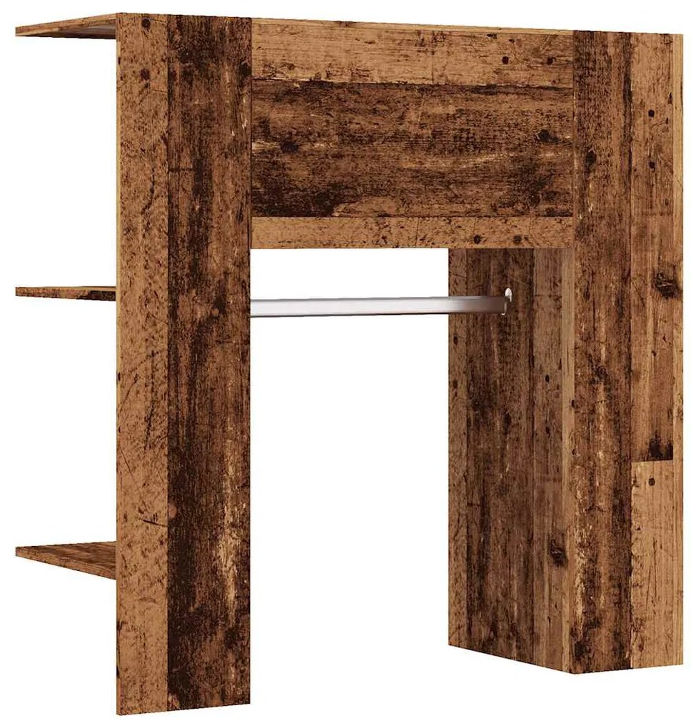 előszobaszekrény Régi fa 97,5x37x99 cm Gépelt fa