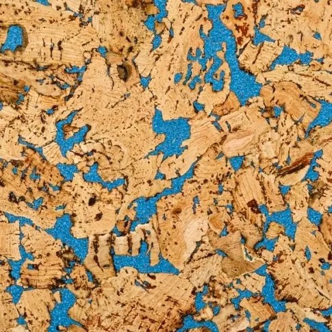 Parafa faliburkolat dekoratív parafa fal 1,98m2 d.blue dekorációs panelek