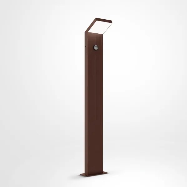 Brilagi - RIANO kültéri LED lámpa mozgásérzékelővel LED/8W/230V barna IP65 80 cm