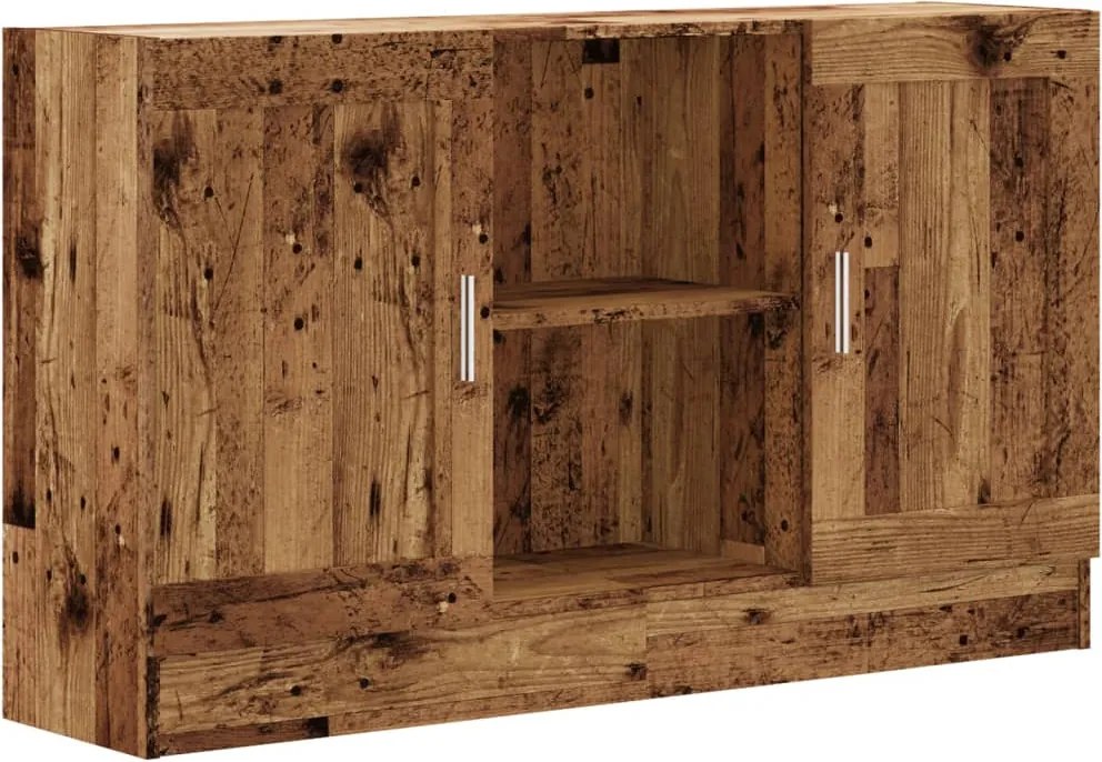 vidaXL antik fa színű szerelt fa tálalószekrény 120 x 30,5 x 70 cm