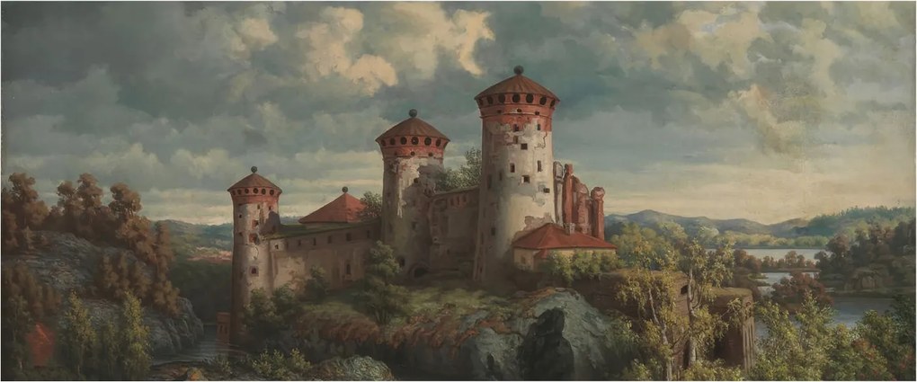 Fotótapéta Falra az előszoba konyhájába Romantikus táj 250x104