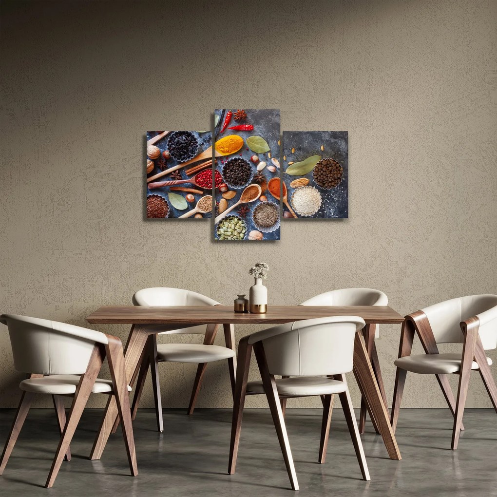 Kép - Fűszerek (90x60 cm)