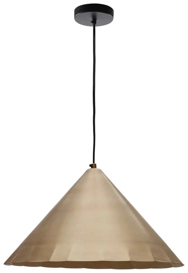 Sárgaréz színű függőlámpa fém búrával ø 46 cm Parlava – Kave Home