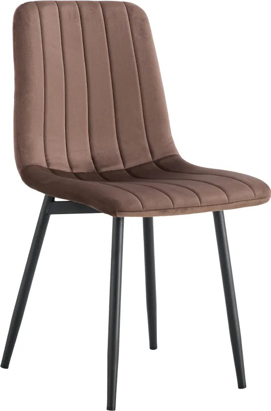 Szék, barna Velvet szövet/fekete, RAMITA TYP 1