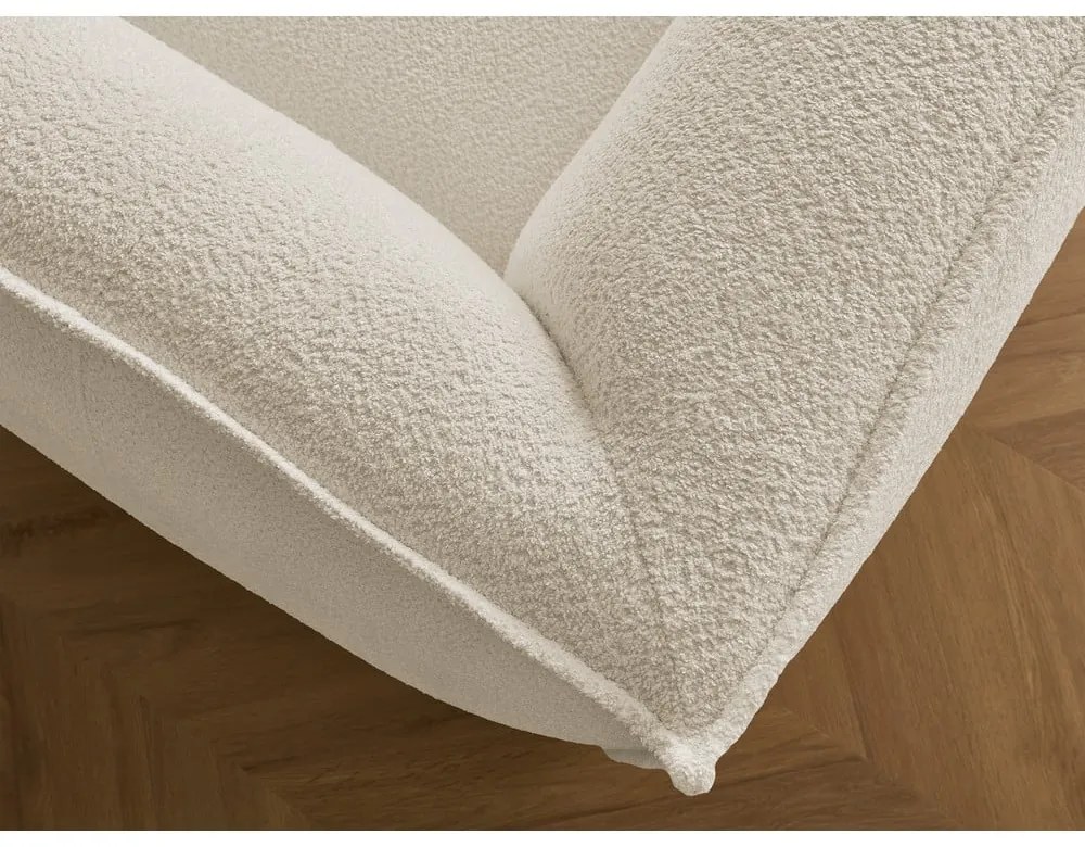 Bézs buklé kanapé 242 cm Giorgia – Bobochic Paris