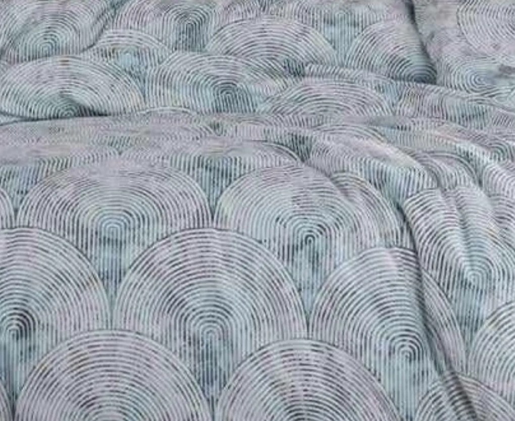 Pamut ágynemű Fancy kék 200x140cm+90x70cm TiaHome