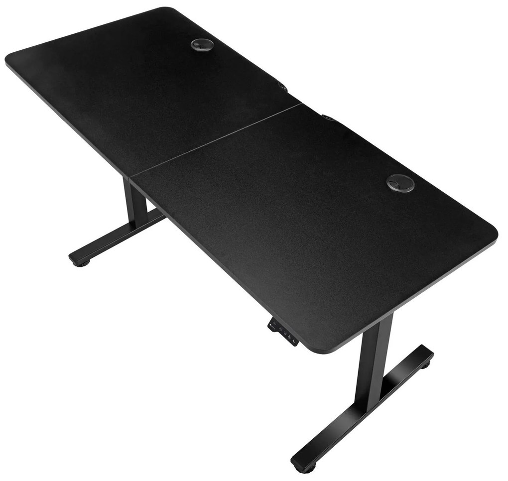 Juskys Irodai asztal 140x60 cm - fekete