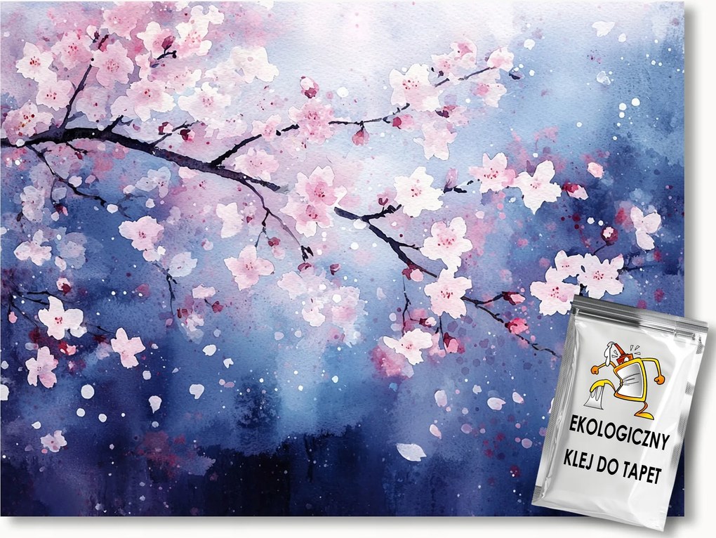 Fotótapéta Flizelina Tavasz Fa Cseresznye Virágok Sakura 416x290 ragasztó