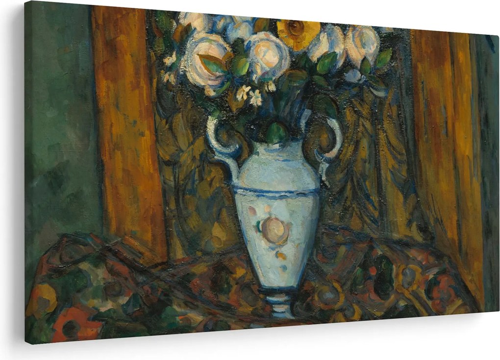 Kép - Paul Cézanne, Vase of Flowers, reprodukciók (90x60 cm)