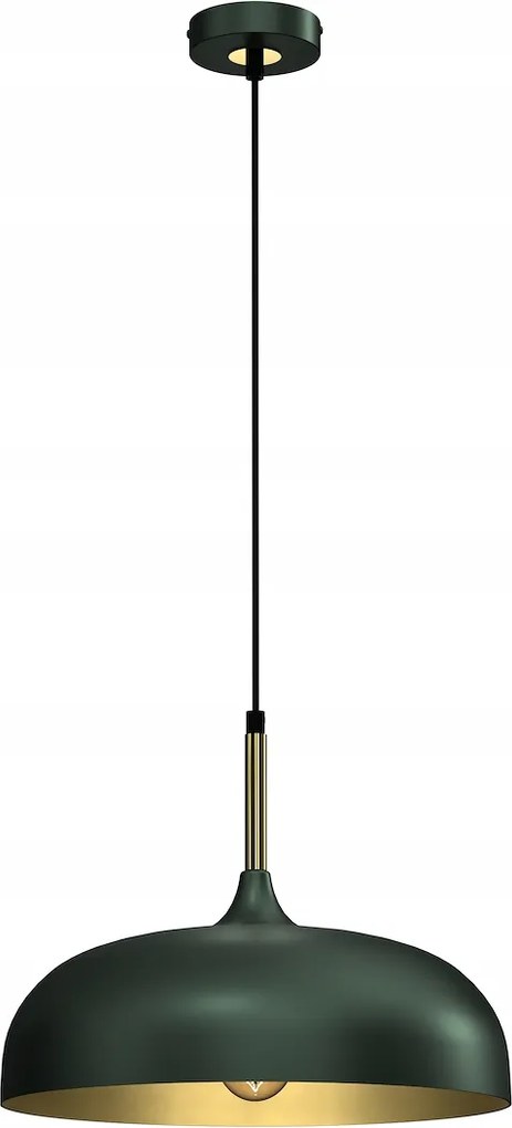 Függőlámpa Lincoln Green/gold 1xE27 35cm