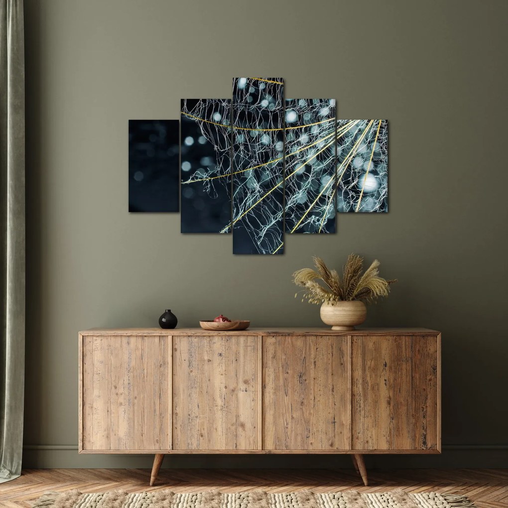 Kép - Virág pókhálóval (150x105 cm)