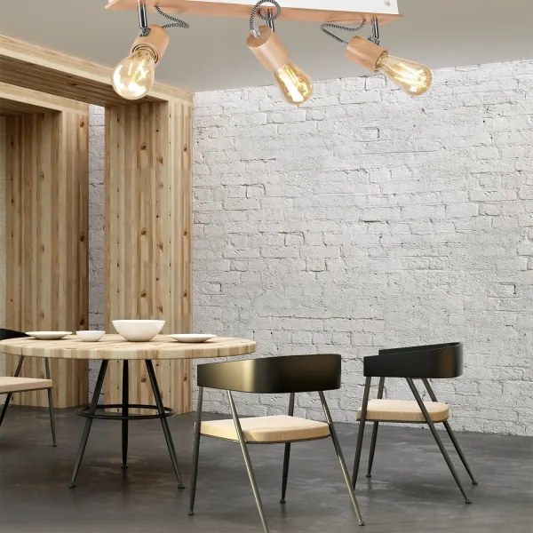 GUSTAVO mennyezeti lámpa 3xE27/60W/230V