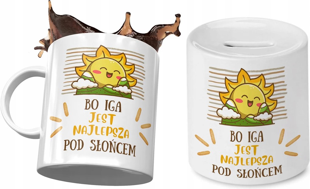 Igi Bögre Ajándék persely szett fényképes nyomtatással