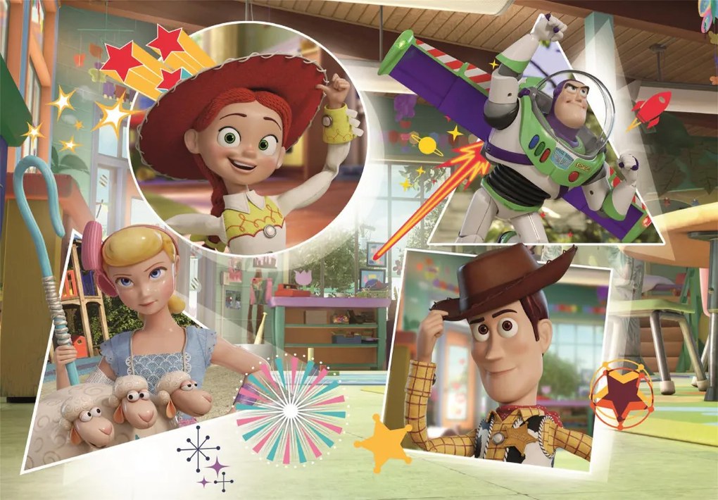 Disney Játékháború Crew 104 db-os puzzle Clementoni