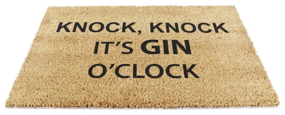 Kókuszrost lábtörlő 40x60 cm Gin O'Clock – Artsy Doormats