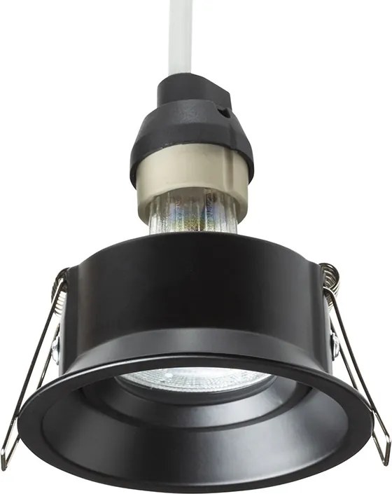 RENDL SOBER süllyesztett lámpa fekete 230V LED GU10 7W
