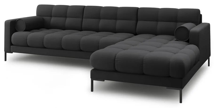 Sötétszürke sarokkanapé (jobb oldali) Bali – Cosmopolitan Design
