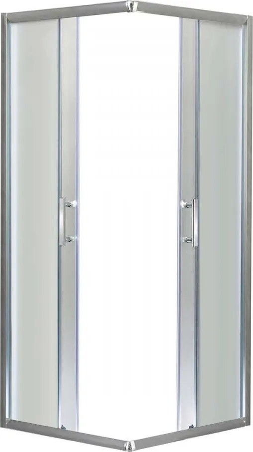 Spirit Matt 90x90x180 cm-es szögletes zuhanykabin, zuhanytálca nélkül