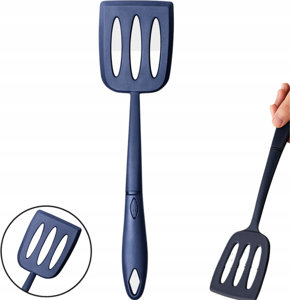 Konyhai Lapát Konyhai spatula szeletekhez és palacsintához Fekete 34x8cm