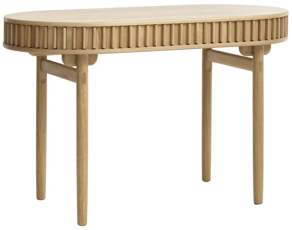 Design íróasztal Wally 120 cm természetes tölgy